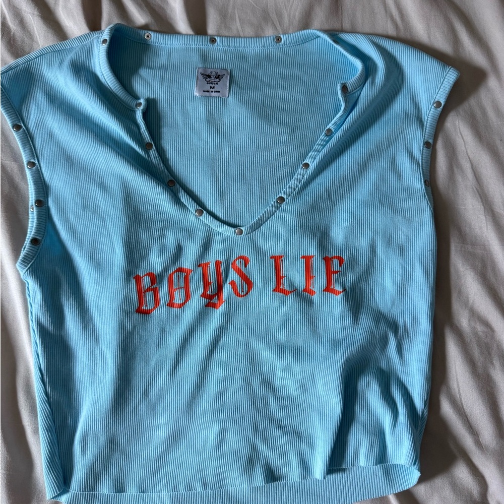 Boys Lie Blue Top